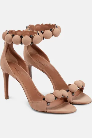 Alaïa AlaÃ¯a La Bombe 90 suede sandals