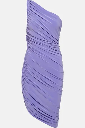 Norma Kamali Diana one-shoulder jersey minidress