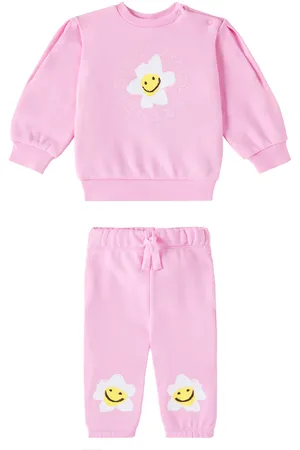 Stella McCartney Baby jersey sweatshirt and sweatpants set