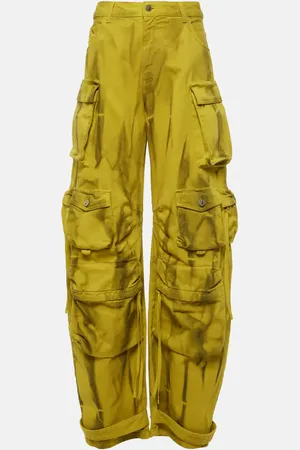 The Attico Fern mid-rise cargo jeans