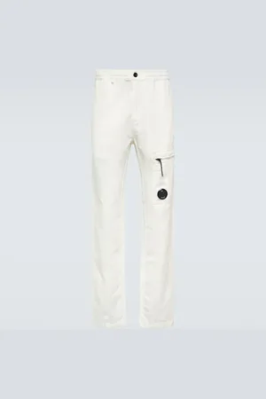 C.P. Company Cotton and linen straight pants
