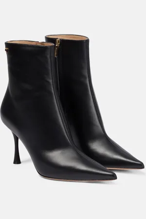 Gianvito Rossi Dunn leather ankle boots