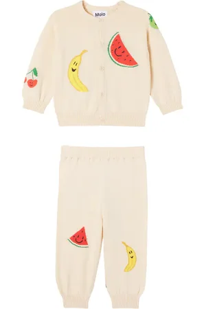 Molo Baby Brody cotton cardigan and pants set