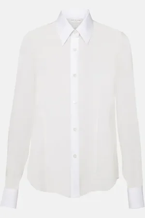 DRIES VAN NOTEN Silk and cotton shirt