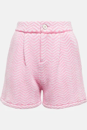 Barrie Cashmere and cotton-blend bouclÃ© shorts