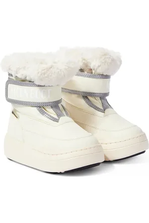 Moon Boot Junior Park Strap faux fur-trimmed snow boots