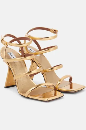 Alaïa AlaÃ¯a Perfo leather sandals