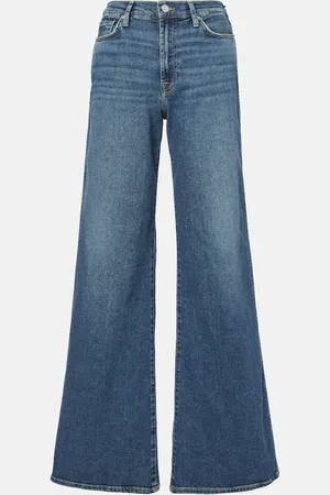7 for all Mankind Luxe Vintage high-rise wide-leg jeans