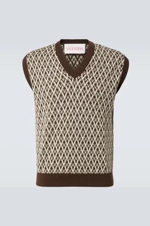 VALENTINO Toute La V virgin wool sweater vest
