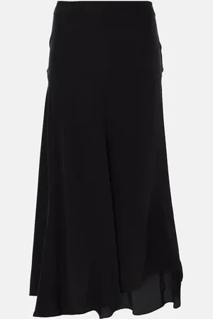 Isabel Marant Hortensia silk crÃªpe de chine midi skirt