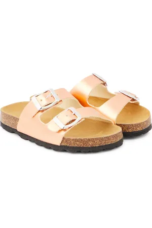 The New Society Metallic leather sandals