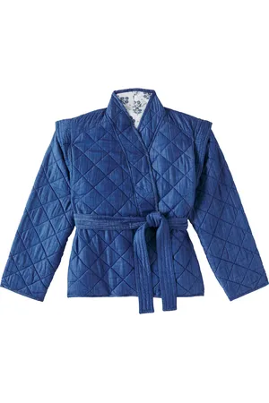 The New Society Eleni reversible wrap jacket