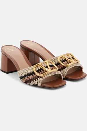 VALENTINO GARAVANI VLogo Signature crochet mules