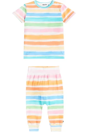 Molo Baby Easy and Sammy striped set