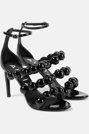 Alaïa AlaÃ¯a La Bombe 90 patent leather sandals