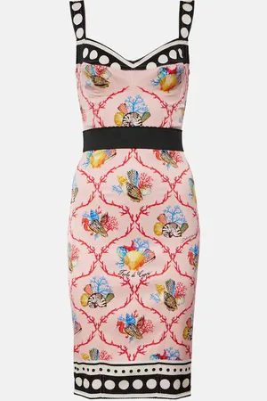 Dolce & Gabbana Capri printed silk-blend minidress