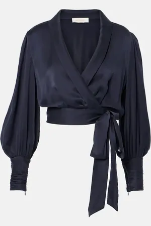 ZIMMERMANN Silk wrap top