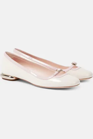 Roger Vivier Choc B Mini leather ballet flats