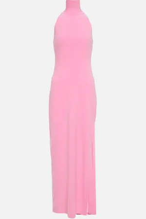 Norma Kamali Halterneck jersey maxi dress