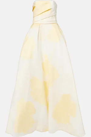 MONIQUE LHUILLIER First Delivery strapless gown
