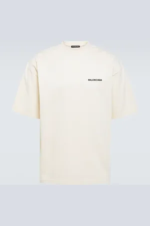 Balenciaga Logo cotton-blend jersey T-shirt