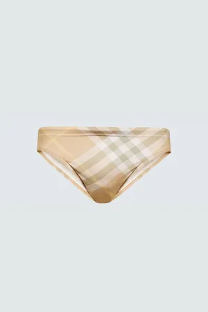Burberry Check swim briefs