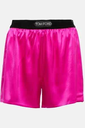 Tom Ford High-rise silk-blend satin shorts