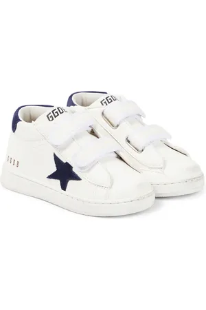 Golden Goose Baby June leather and suede sneakers