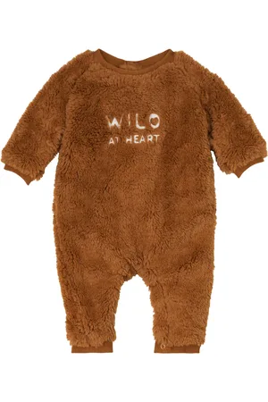 Louise Misha Baby James faux shearling onesie