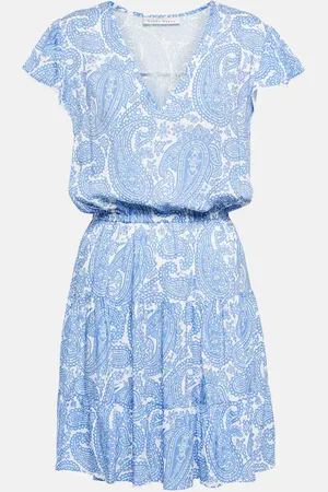 Heidi Klein Cap Mala printed tiered minidress