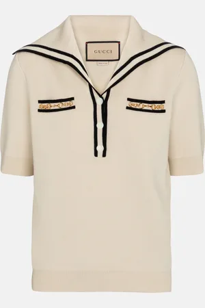 Gucci Embellished wool top