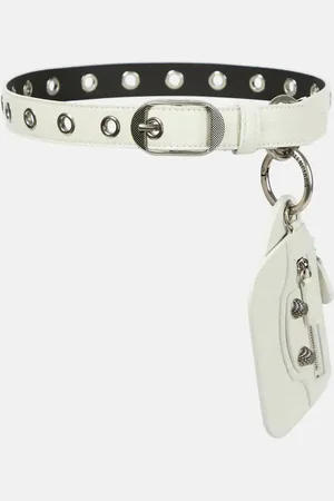 Balenciaga Le Cagole Charms leather belt