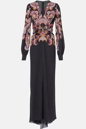 Etro Paisley sablÃ© maxi dress