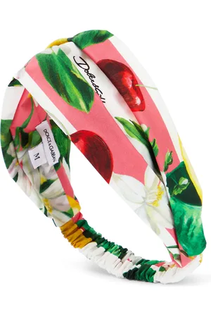 Dolce & Gabbana Printed cotton headband