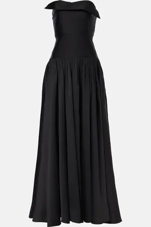 Roland Mouret Strapless silk-blend taffeta gown