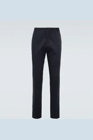 Etro Floral cotton jacquard chinos