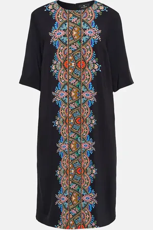 Etro Printed jersey tunic dress