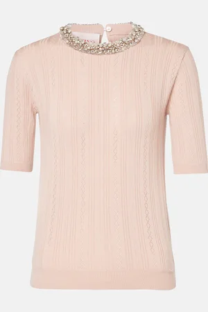 VALENTINO Embellished virgin wool sweater