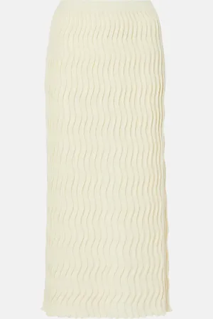 Bottega Veneta Wool midi skirt