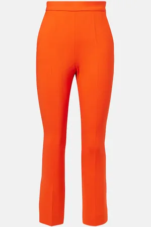 Max Mara Nepeta high-rise wool-blend straight pants