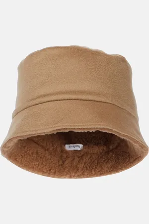 Max Mara Fiducia logo cashmere bucket hat