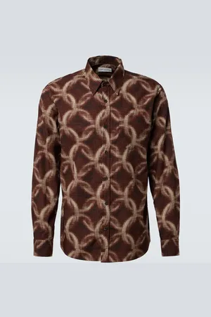 DRIES VAN NOTEN Printed cotton shirt
