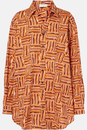 FAITHFULL THE BRAND Striped cotton poplin shirt