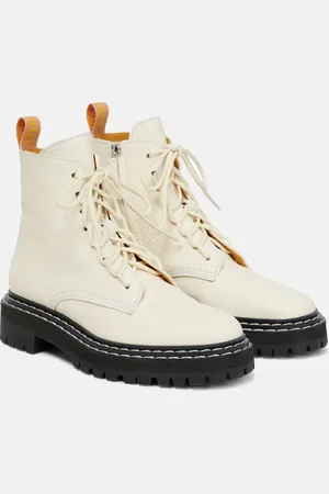 Proenza Schouler Leather lace-up ankle boots
