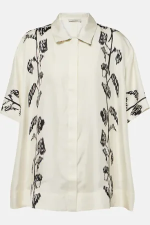 ASCENO Montauk silk twill Bowling shirt