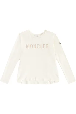 Moncler Logo embroidered cotton jersey T-shirt