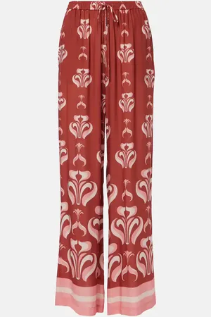 Adriana Degreas Printed wide-leg pants