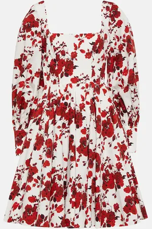 EMILIA WICKSTEAD Yasmina floral cotton minidress