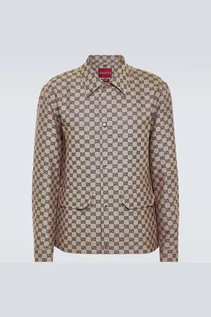 Gucci GG linen-blend canvas jacket