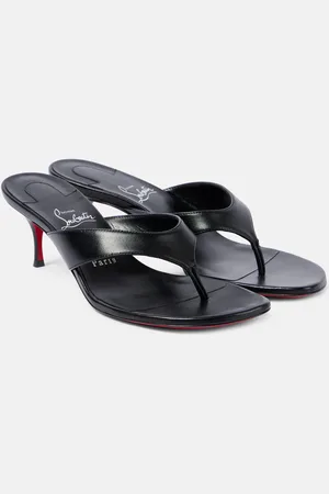 Christian Louboutin Raratonga 55 leather mules